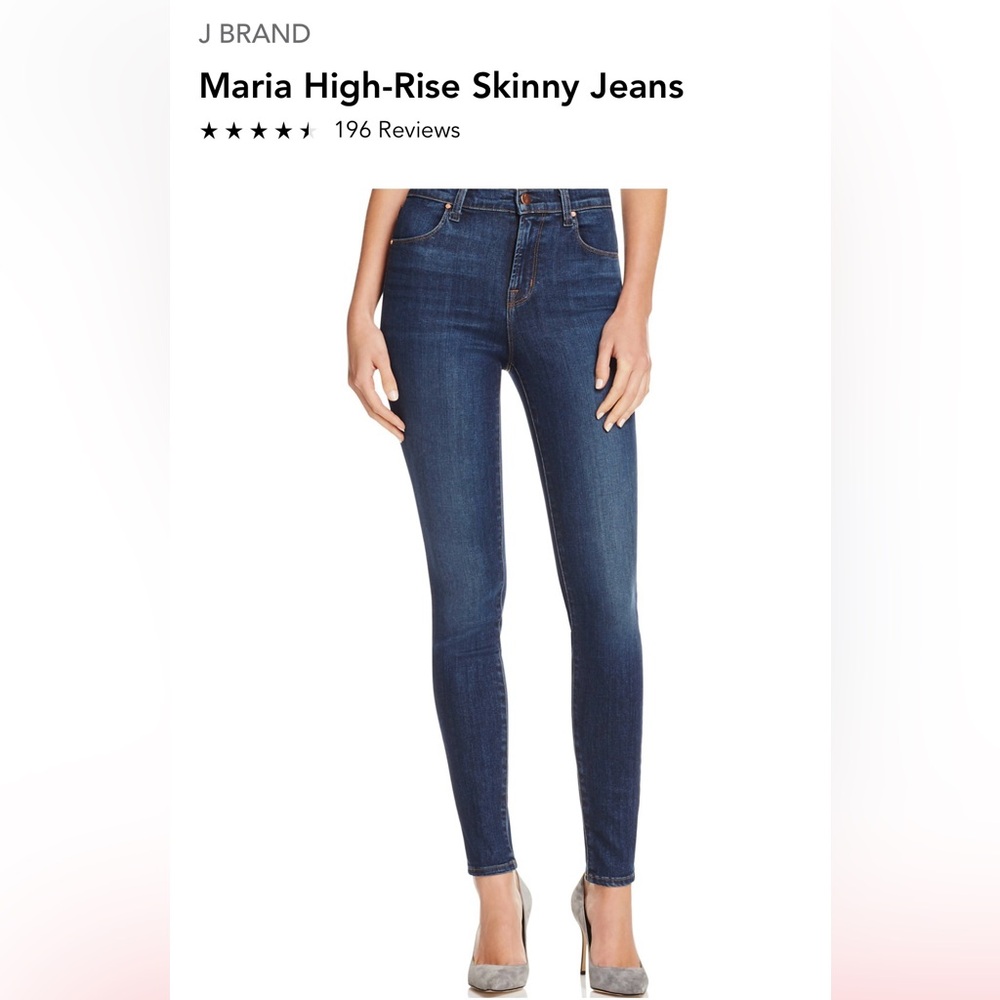 J Brand Maria high rise skinny Jean size 30
